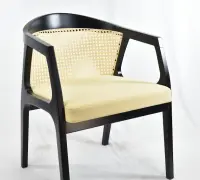Natural Cane Arm Chair