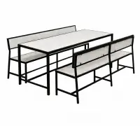 Formica Top H Leg Table