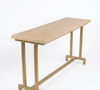 Pale Oak Table