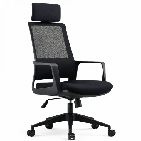 Halo-Arm Mesh Chair